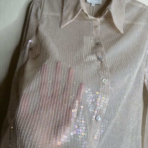 Rat Boa Celine Sequin Shirt - Picture 7 of 9